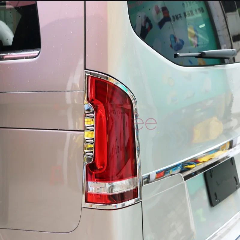 Для Мерседес Бенц Вито W447 2014 2015 2016 2017 хром хвост светильник крышка Панель