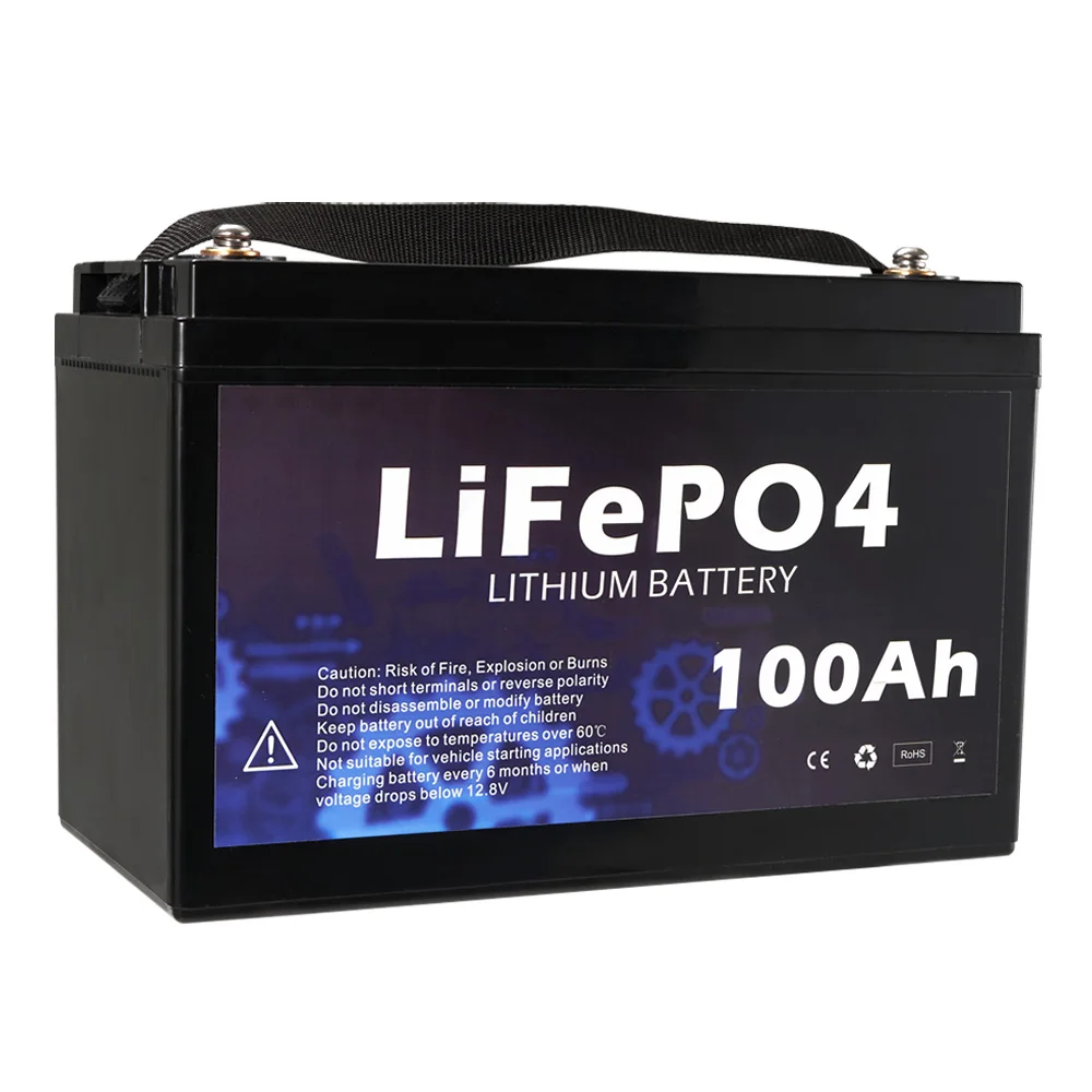 

100AH 12V LiFePO4 4WD RV Solar Deep Cycle Battery Lithium Iron Phosphate Battery