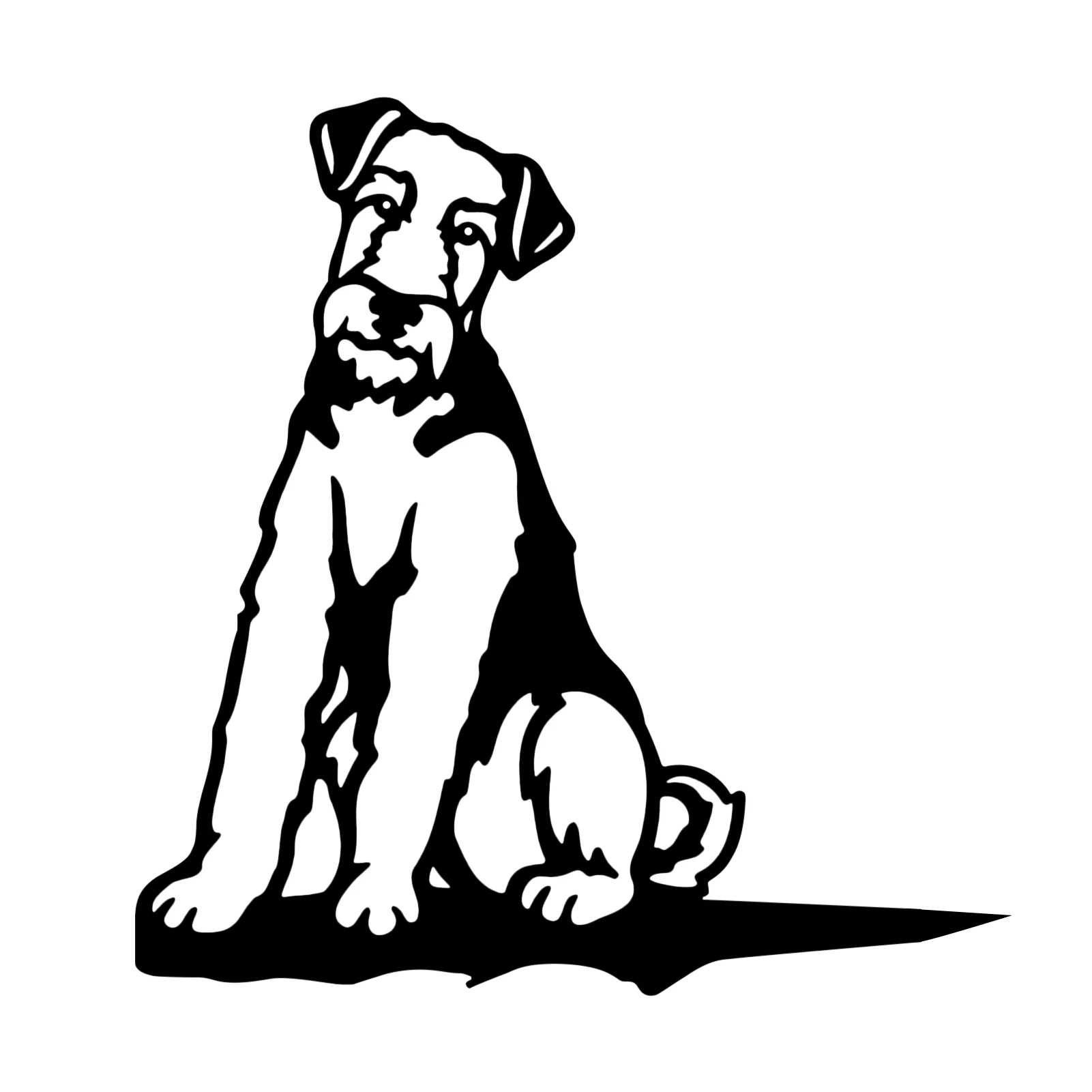 

Metal Dog Silhouette Metal Animal Garden Decor For Tree Backyard For Mothers Day Fathers Day Birthday Indoor And Outdoor Trendy