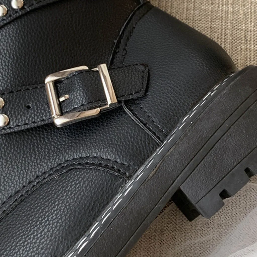 Женская обувь зимние женские ботильоны на шнуровке ботинки платформе с