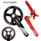 104BCD шатун для горного велосипеда 170 мм 175 мм Кривошип 104BCD велосипедная звезда 3234363840T 891011S рукоятка MTB комплект велосипедной части