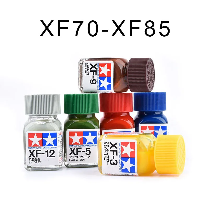 

10ml Tamiya Enamel Paint Flat XF70-XF85 For DIY Military Tank Ship Plane Soldier Model Gundam Coloring Modeling Building Tool