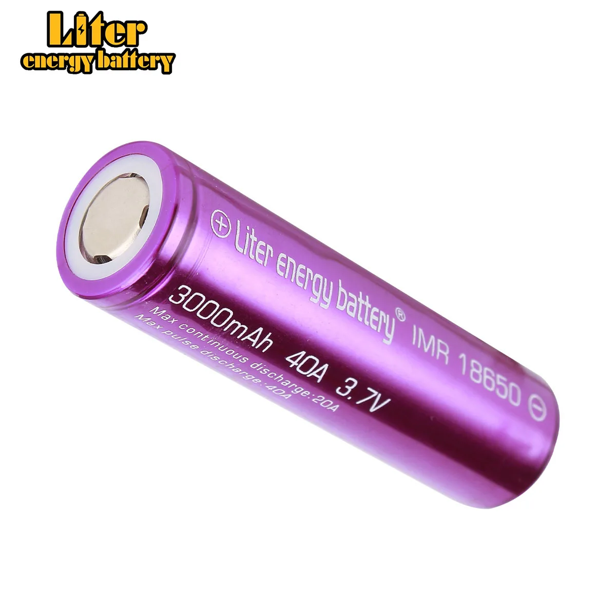 1 шт. Высококачественная литровая энергетическая батарея 18650 3000 мАч 40 А