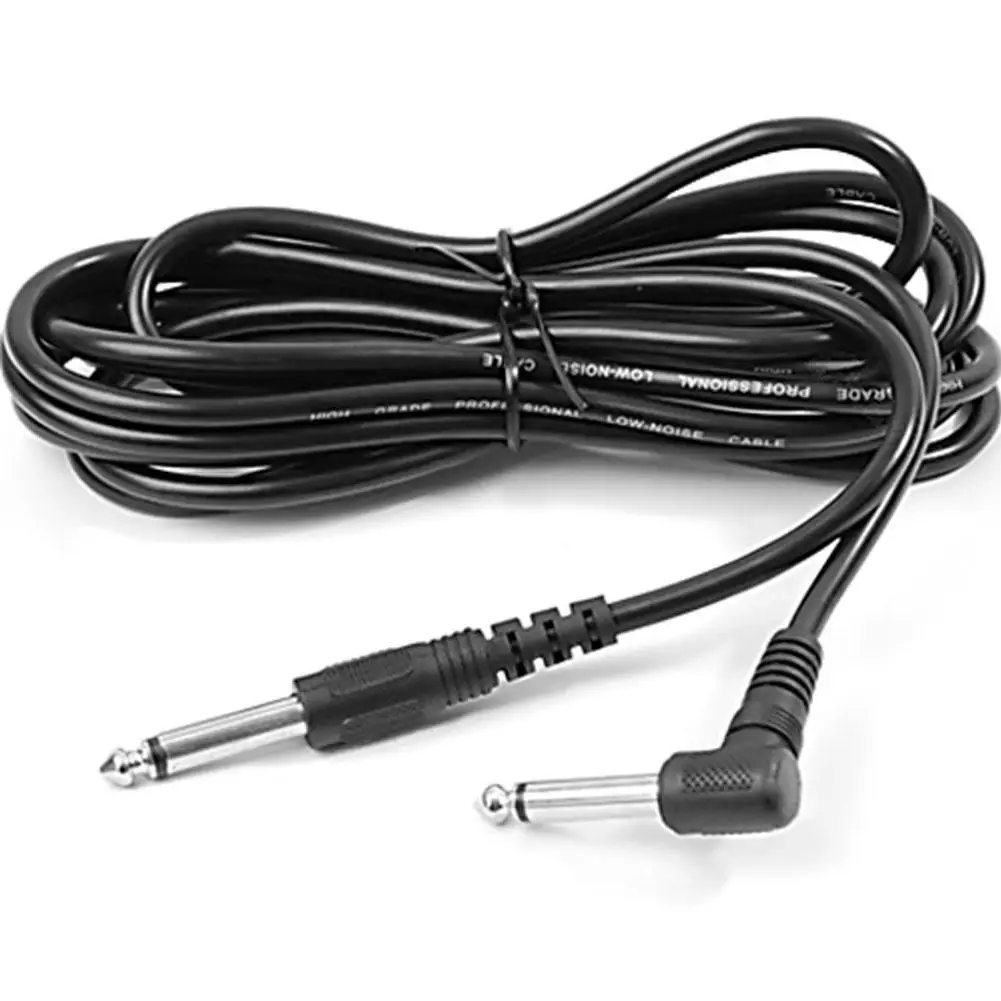 1pc elektrische gitarre kabel 10ft 3m 90 grad stecker elektrische patchkabel gitarre verstärker amp kabel gitarre verstärker free global shi