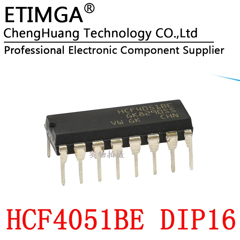 5 шт./лот HCF4051BE HCF4051 DIP-16 один из восьми аналоговых переключателей