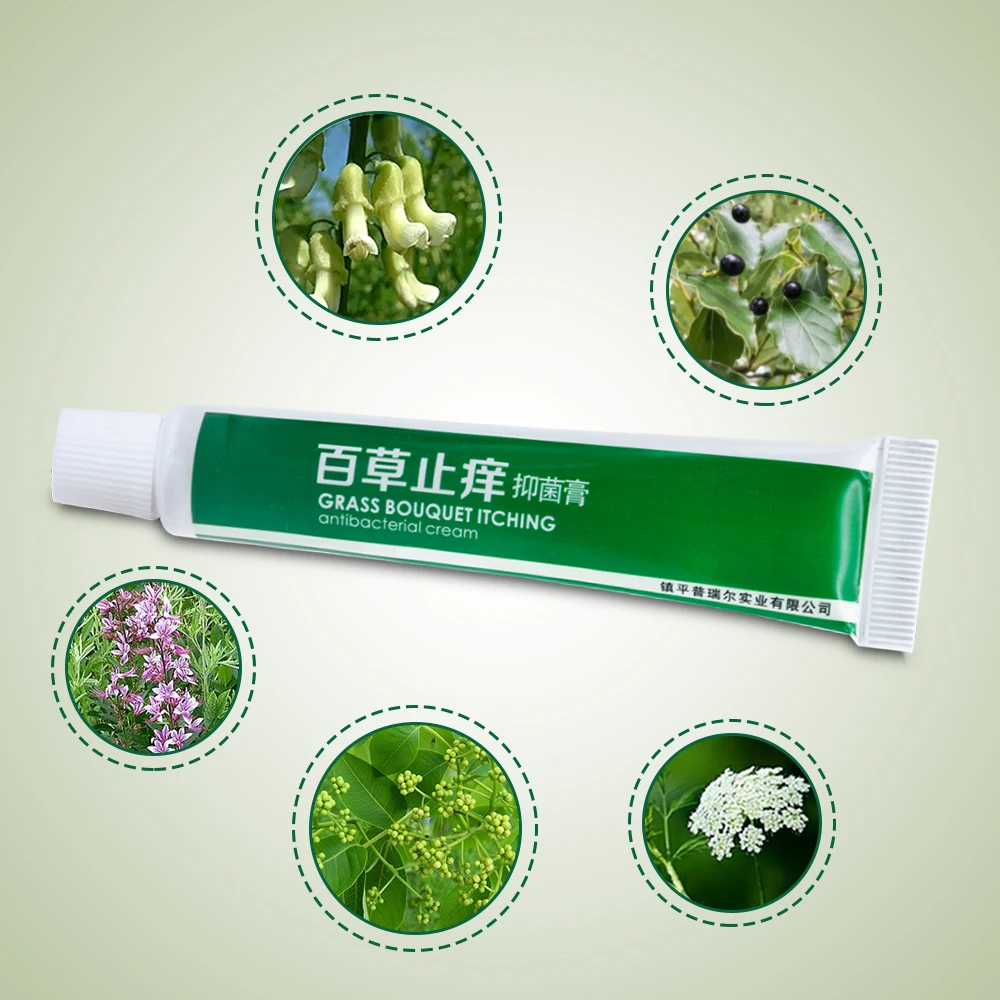 1pcs Skin Psoriasis Cream Treatment Dermatitis Eczema Anti-itching Antibacterial Ointment Pain Relief Medical Plasters Care |