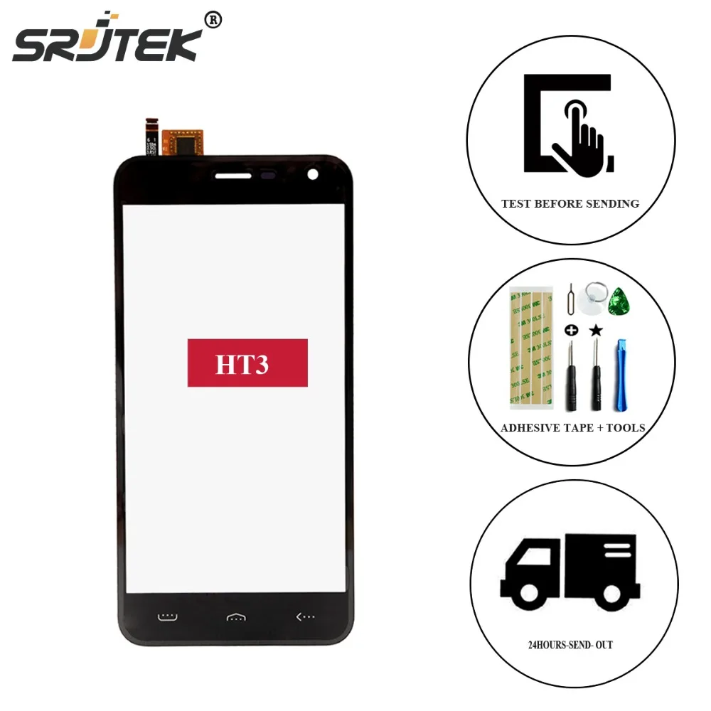 Srjtek Homtom HT3 оригинальный TP сенсорный Экран Панель Стекло для 5 0 сотовый телефон|screen