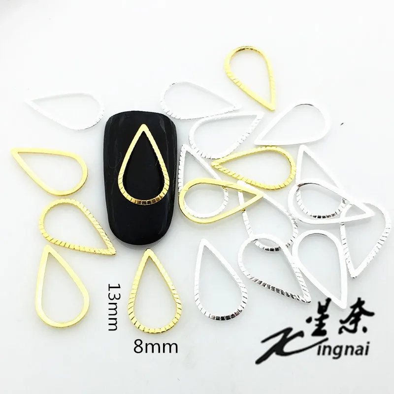 50 звёзд металлический дизайн ногтей лист башня капля разрыв замок квадратный