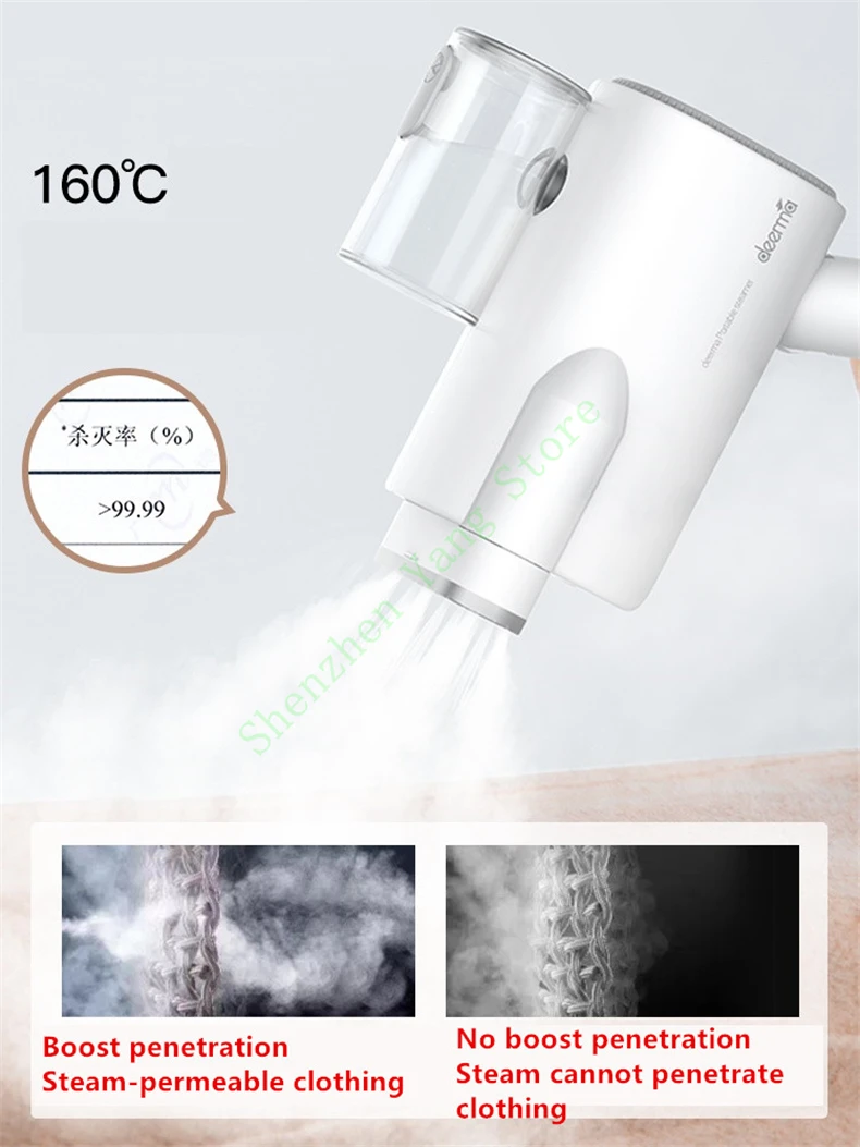 

220V Household Foldable Handheld Garment Steamer Portable Steam Iron Household With Clothes Wrinkle Sterilization Function