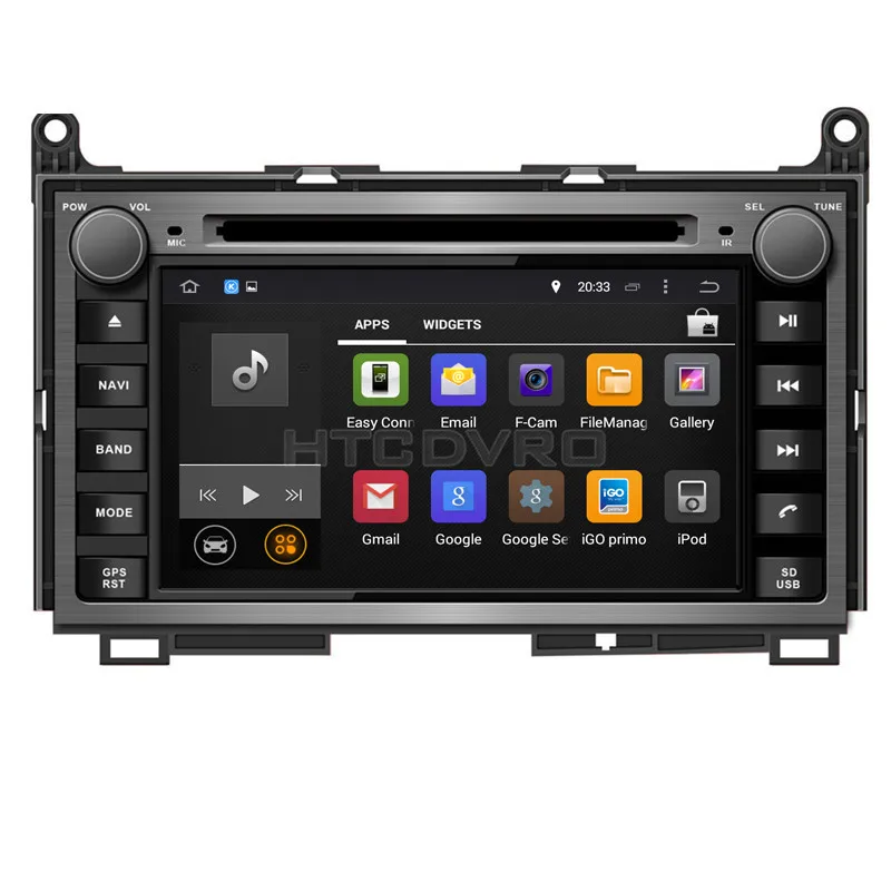 YMODVHT 7 дюймов 4G Восьмиядерный Android 9 0 1 автомобильный dvd плеер для Toyota Venza 2008 GPS