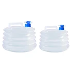Складной герметичный контейнер для хранения воды, Походное ведро для воды, Пластиковая Складная бутылка для воды для кемпинга