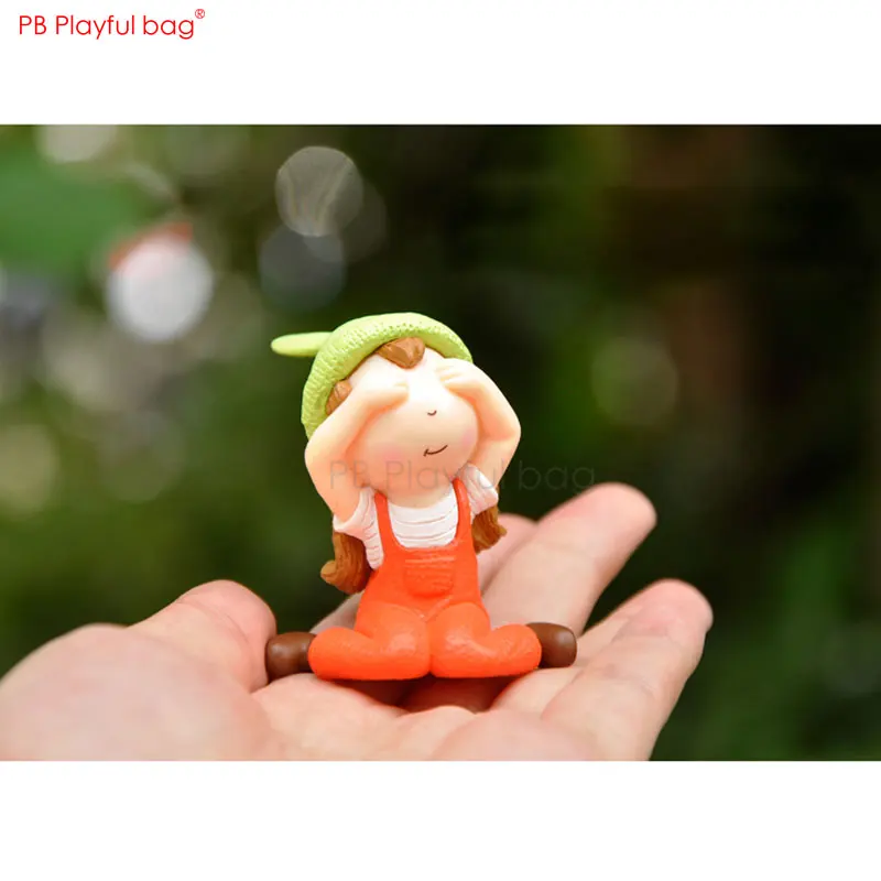 Игривая сумка 3 шт./компл. Симпатичные куклы без видимости не слышно говорят ПВХ