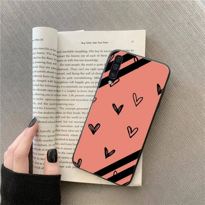 

Color love heart pattern Phone Case For Samsung galaxy S 9 10 20 A 10 21 30 31 40 50 51 71 s note 20 j 4 2018 plus