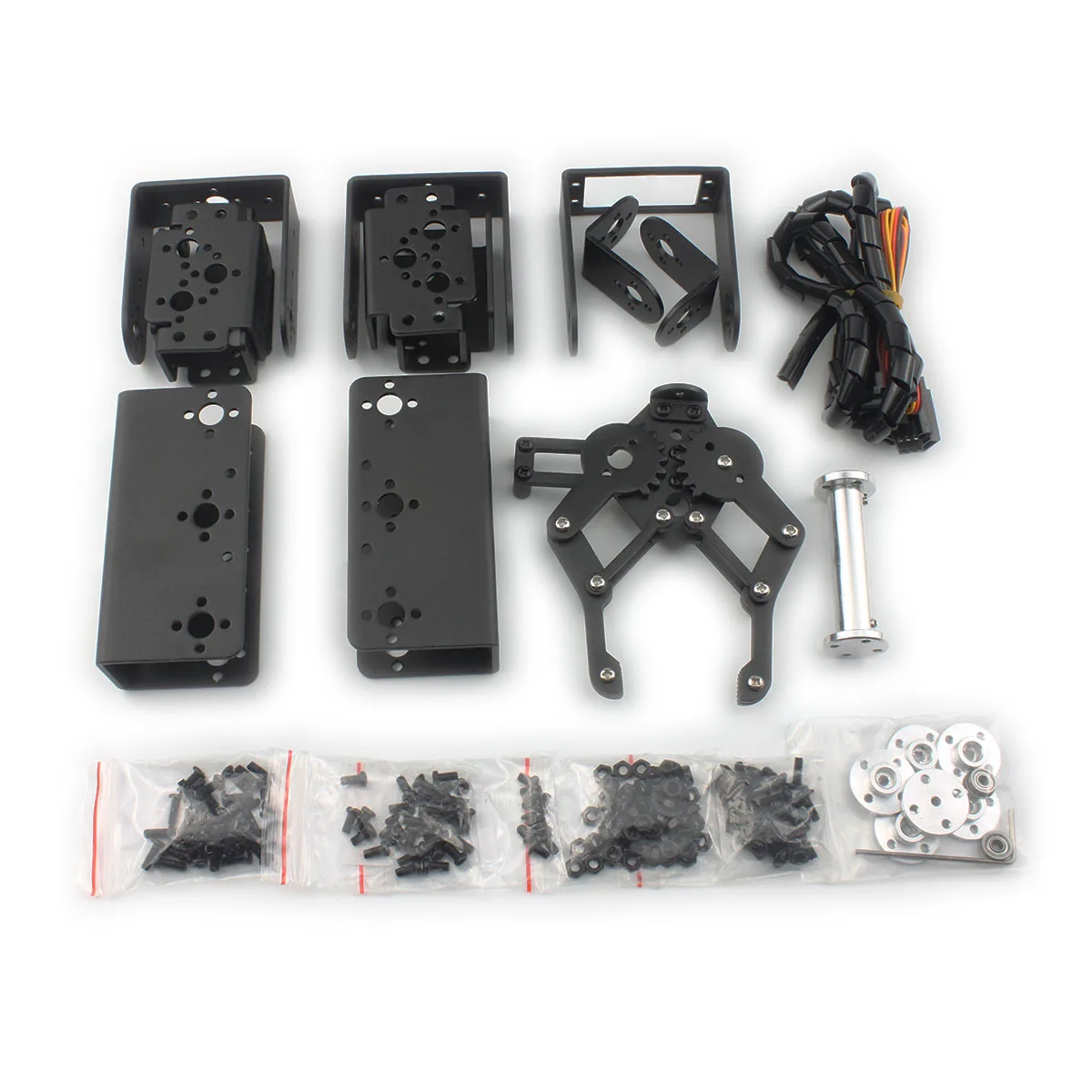 

Aluminum alloy for Arduino DOF mechanical arm servo bracket mechanical claw DIY