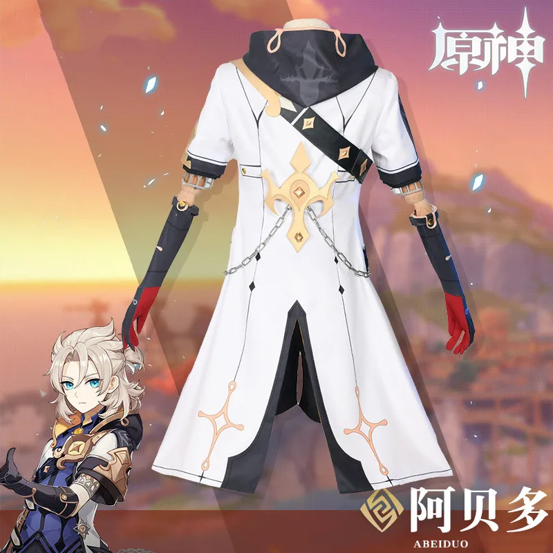

Genshin Impact Alchemist Albedo Cosplay Ganyu Costume Genshin Impact Ganyu Cute Dress women men Men Fancy Uniforms Top Pants