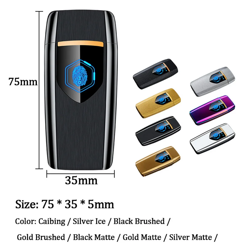 Зажигалка для сигарет сенсорный экран зажигалка компактный смарт датчик usb