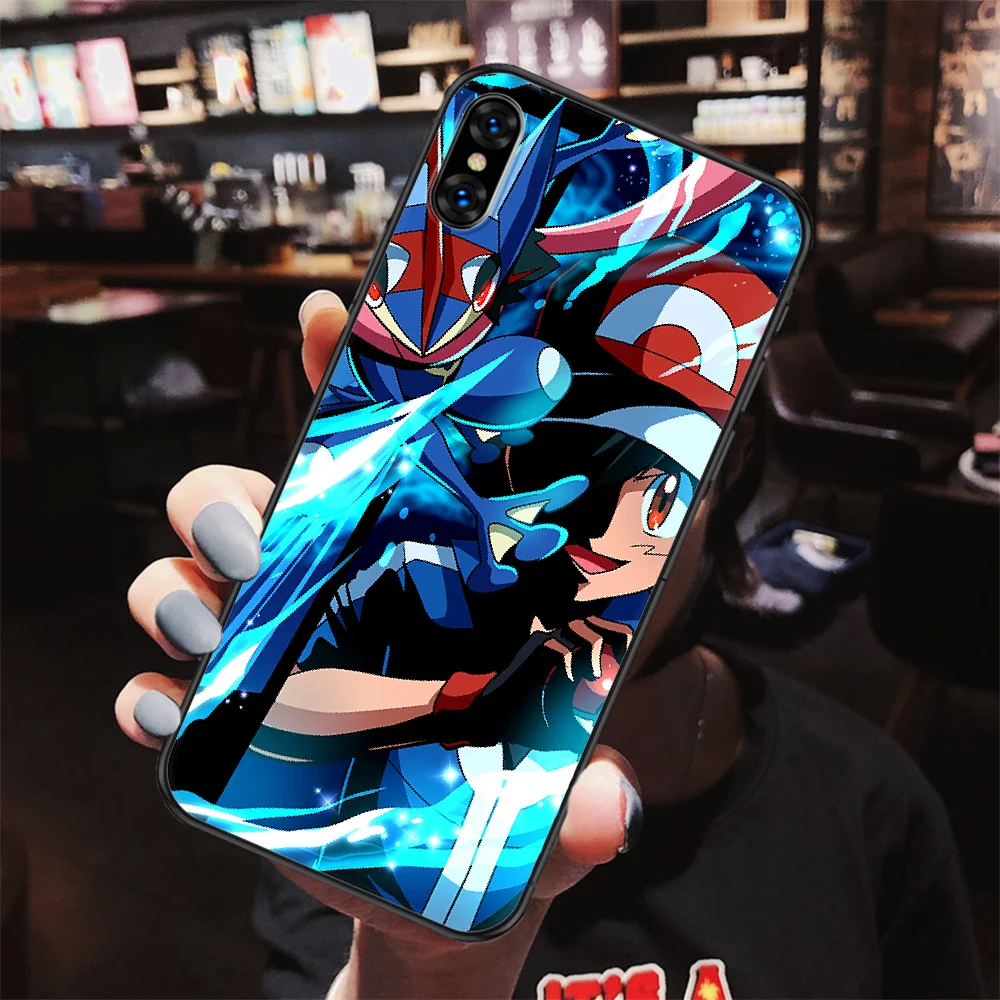 

Pokemons Anime Phone Case Cover Hull For iphone 5 5s se 2 6 6s 7 8 12 mini plus X XS XR 11 PRO MAX black luxury hoesjes trend