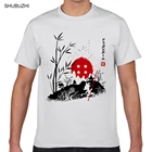 Футболка мужская хлопковая, черный модный топ с аниме дизайном, европейские размеры, на лето