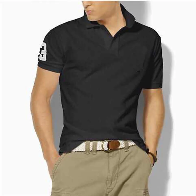 

Men's polo shirt, short sleeve shirt, casual, Damascus embroidery, high quality