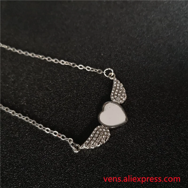 Подвески для ожерелья с крыльями ангела цирконом 20 шт./лот