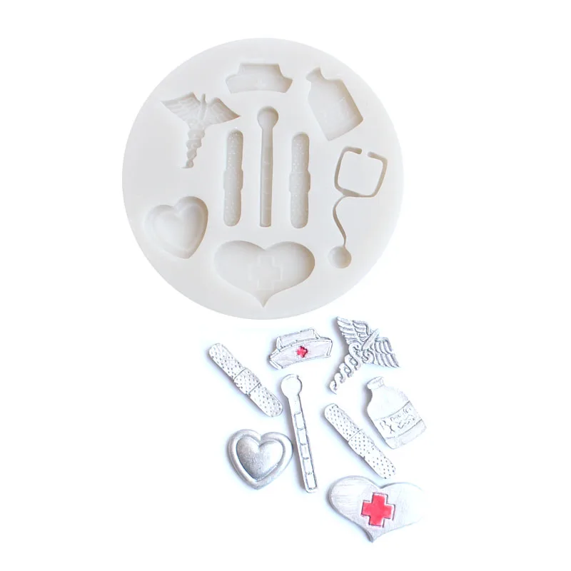 Силиконовая форма для медсестры инструменты украшения тортов|Формы тортов| |