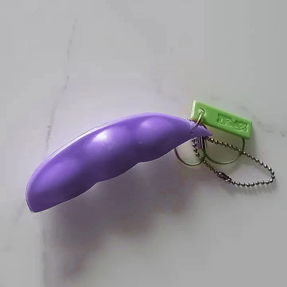 Juguete de descompresi&oacute;n Edamame para ni&ntilde;os, juguete blando de goma de juguete para aliviar el estr&eacute;s, regalo sensorial-1