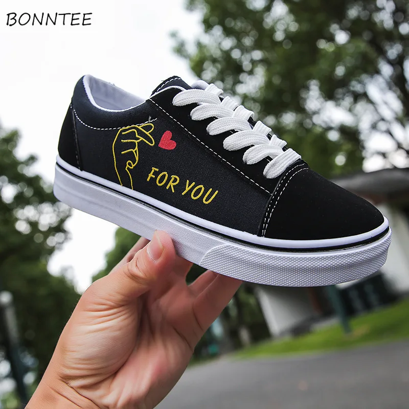 Кроссовки женские на плоской подошве Вулканизированная подошва Повседневная