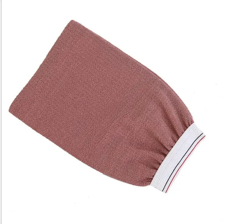 Exfoliante de ducha para Spa, guante de ba&ntilde;o de dos caras, limpieza corporal, frotar, eliminaci&oacute;n de piel muerta, Color aleatorio, 500 Uds., venta al por mayor-3