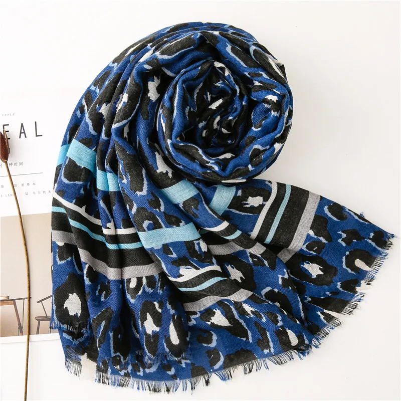 

2021 Women Spring Autumn Shawl Luxury Soft Cotton Floral Tassel Pashmina Stole Wrap Scarves Echarpe Foulard Female Muslim Hijab