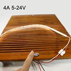 Светодиодный диммер, 5 В, 12 В, 24 В, встраиваемый сенсорный датчик, кнопка управления, плавная регулировка яркости, переключатель для светодиодной ленты, сделай сам, шкафа, кровати