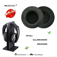 replacement ear pads for sony mdr ds6500 mdr rf860r headset parts leather cushion velvet earmuff earphone sleeve cover
