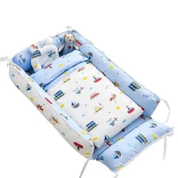 portable baby sleeping nest with quilt infant cradle newborn bassinet with removable cover toddler nest baby nursery crib