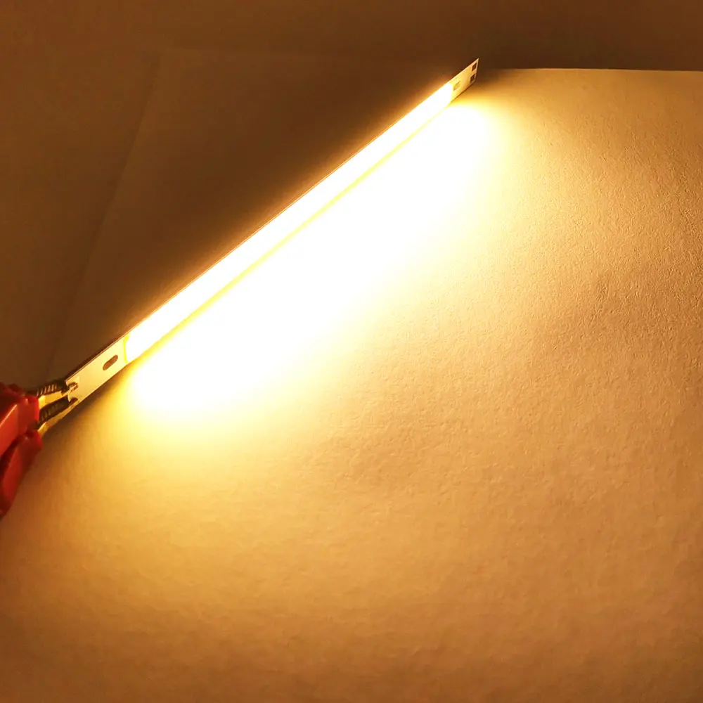 10 шт./лот Вт синяя красная теплая белая холодная DC 12 В 14 в COB полоса светодиодная