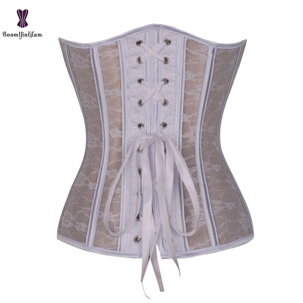 Сексуальные прозрачные костюмы Кружевной Корсет для талии бюстгальтер невесты