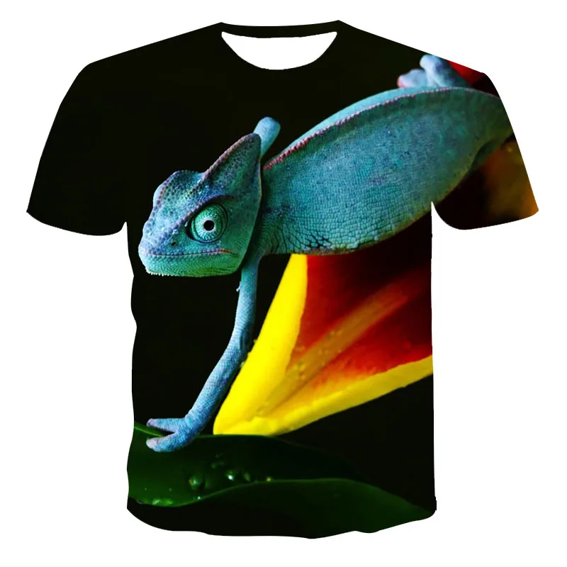 

Summer Men'S And Women'S T-Shirts, Hip-Hop 3D Shirts, O-Neck T-Shirts With Animal Prints, Fashion Sports And Leisure XXS-6XL