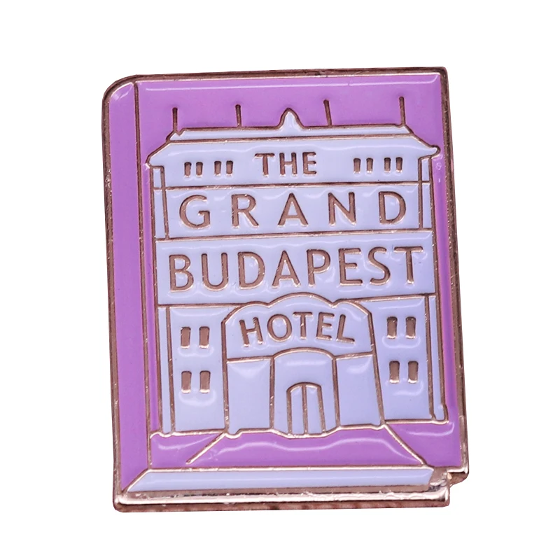 Брошь в стиле grand budapest hotel фильма Wes Anderson булавка значок виде книги memoir|Броши| |