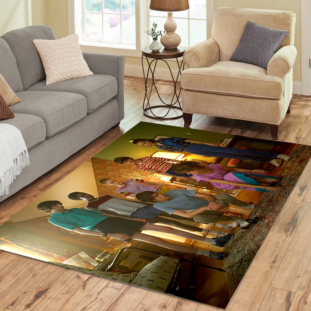 Очень странные дела персонажей фильма 3D печатных прямоугольный коврик способный