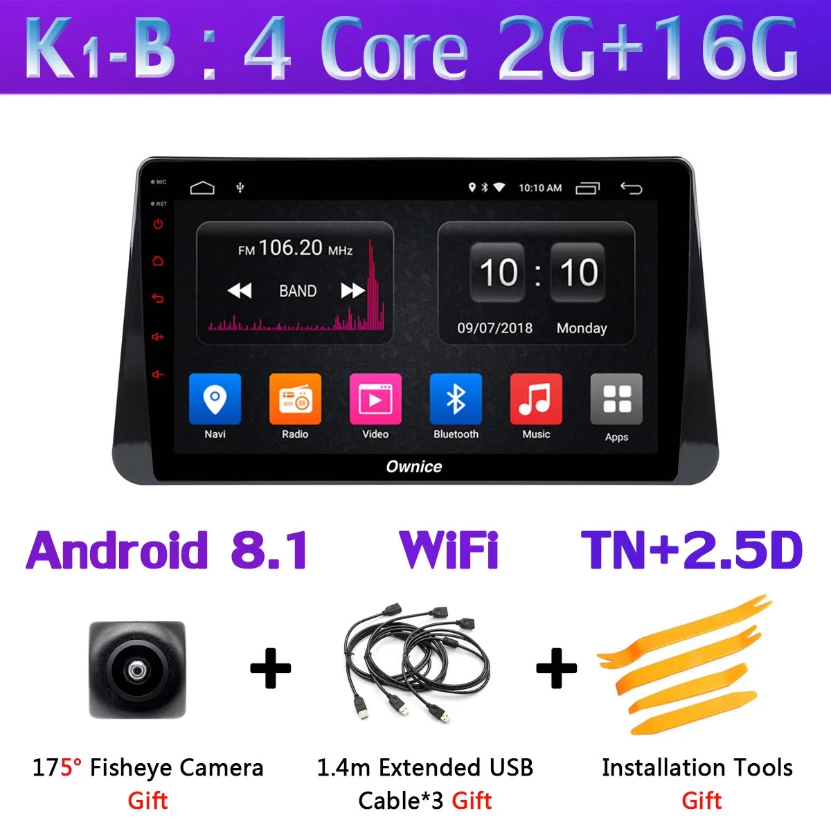 K1-B 10," 360°Panoramic Android автомобильный DVD gps навигации автомобиля радио для Nissan ногами CarPlay DSP 4 аппарат не привязан к оператору сотовой связи - Цвет: K1-B