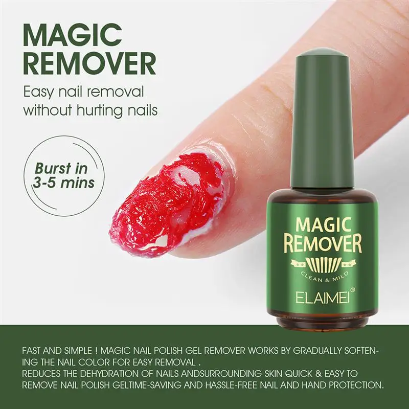

1Pc Nail Polish Remover Professional Useful Soak Off Gel Polish Remover Nail Product Remover For Home Nail Polish Remover Gel