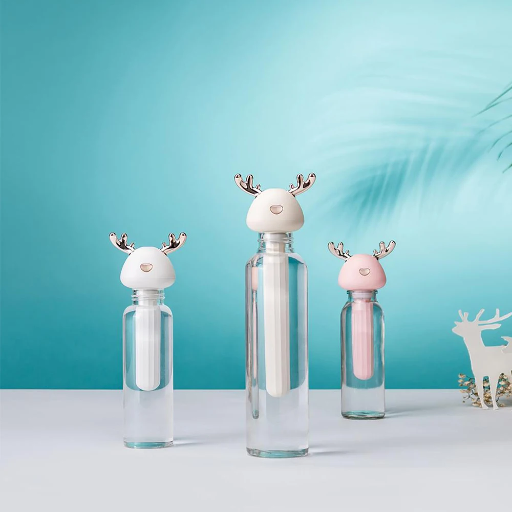 Мини увлажнитель воздуха с изображением северного оленя ультразвуковой тихий