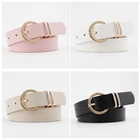 Ремень женский универсальный, дизайнерский безразмерный пояс из ремни в стиле вестерн, чёрный, розовый, для штанов