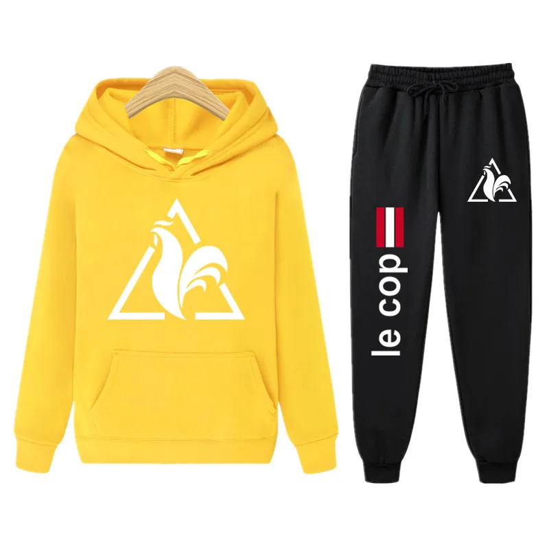 

2021 spring autumn sweater set new fashion Hoodie material pure cotton personality design casual printed version