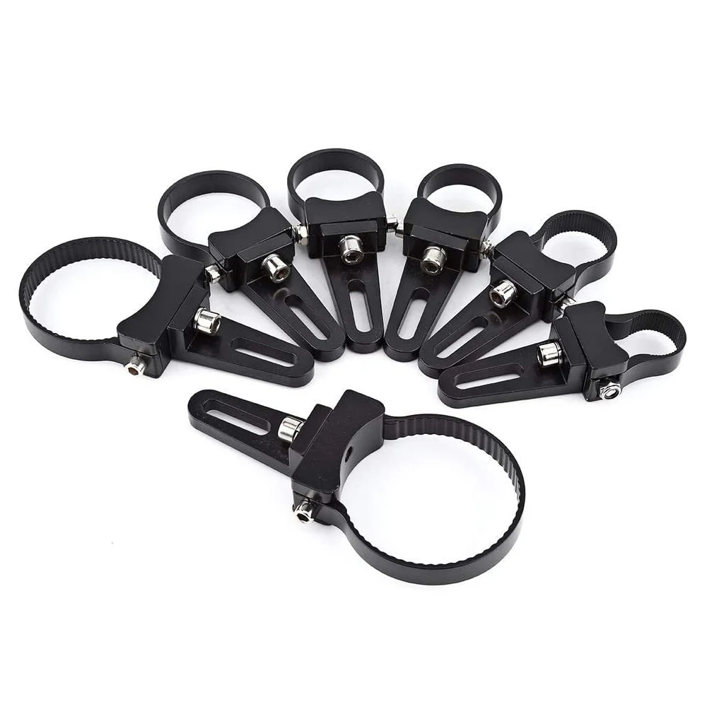 

Offroad Light Bracket Car Bumper Round Bullbar Bar Driving Work Lamp Clamp Holder 1-3inch LED Light Bar Rotate Clip Holder Bull