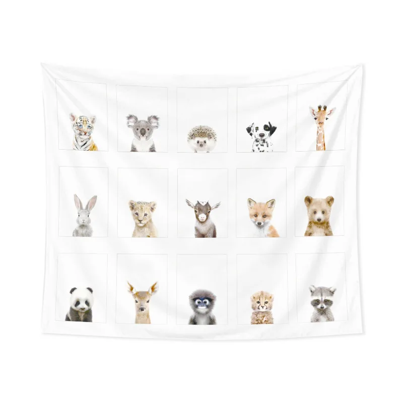 Милый детский гобелен Jayi для детей и родителей подвесная ткань оформления