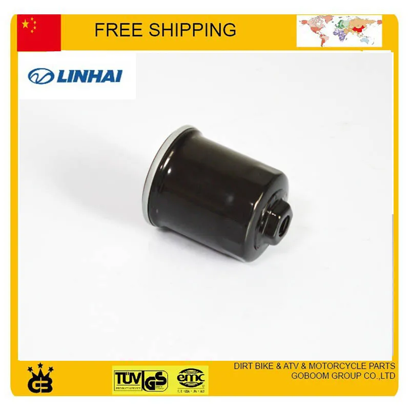 Бесплатная доставка масляный фильтр двигателя очиститель LINHAI 600cc 520CC 550CC lh520 lh550