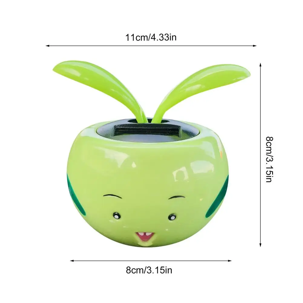 Цветной декоративный цветок на солнечной батарее для приборной панели