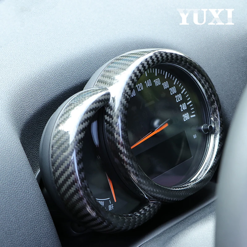 Скорость приборной панели Тахометр углеродного волокна декоративное покрытие