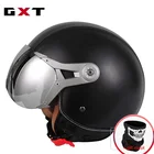 Мотоциклетные шлемы из искусственной кожи, шлемы 34, ретро шлемы, мотоциклетные круизеры, туристы, чоппер, скутер, винтажные шлемы