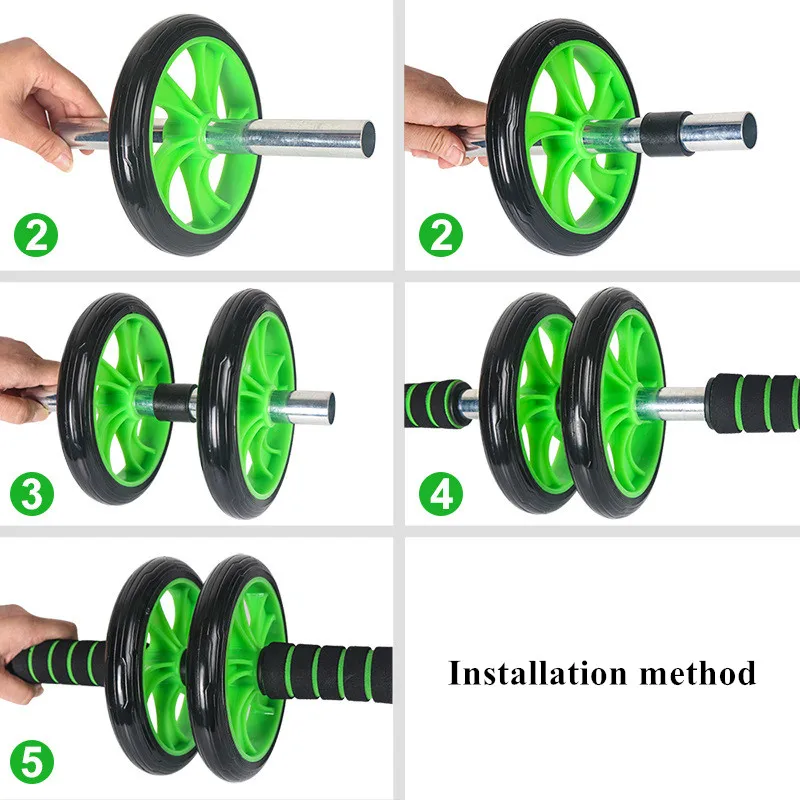 

Ab Roller Twee Drie Wiel Workout Fitness Gym Apparatuur Oefening Thuis Rueda Abdominale Sport Simulators Materiaal Bodybuilding