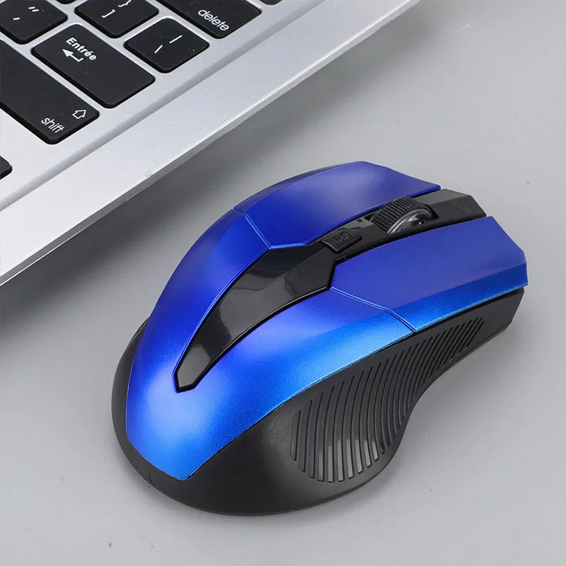 

2.4GHz Wireless Gaming Mouse 4 Buttons 1600 DPI Photoelectric Technology Ergonomics Office Mouse Optical Positioning for Laptop